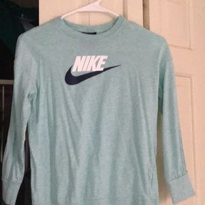 Teal, Nike sweatshirt